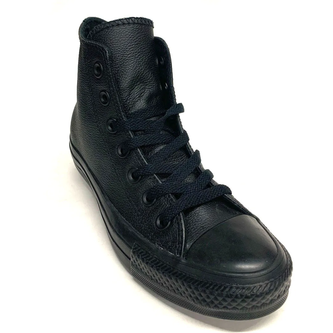 Chuck Taylor All Star Mono Leather High Top Black/Black