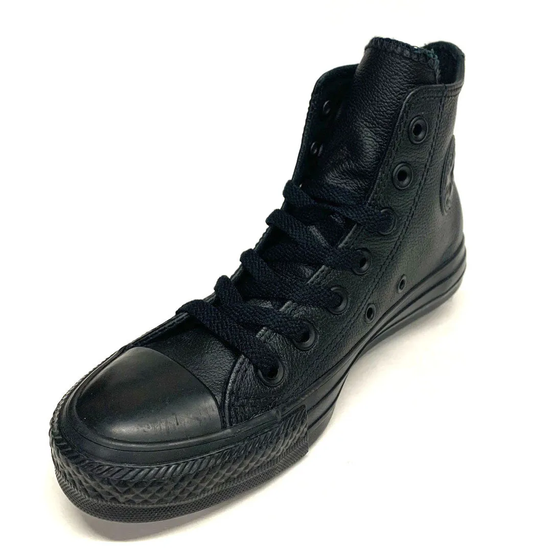 Chuck Taylor All Star Mono Leather High Top Black/Black