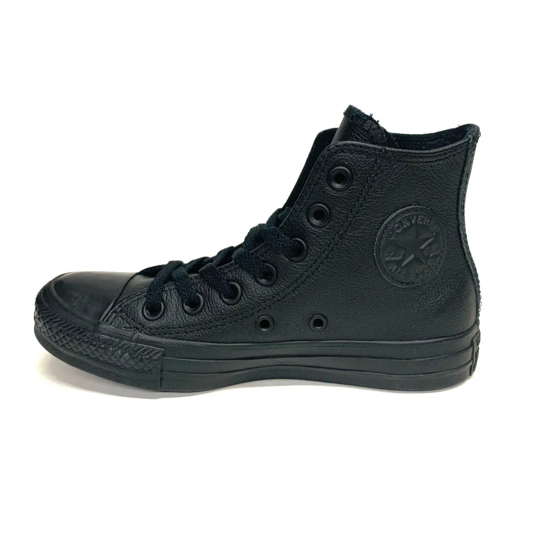 Chuck Taylor All Star Mono Leather High Top Black/Black