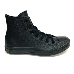 Chuck Taylor All Star Mono Leather High Top Black/Black