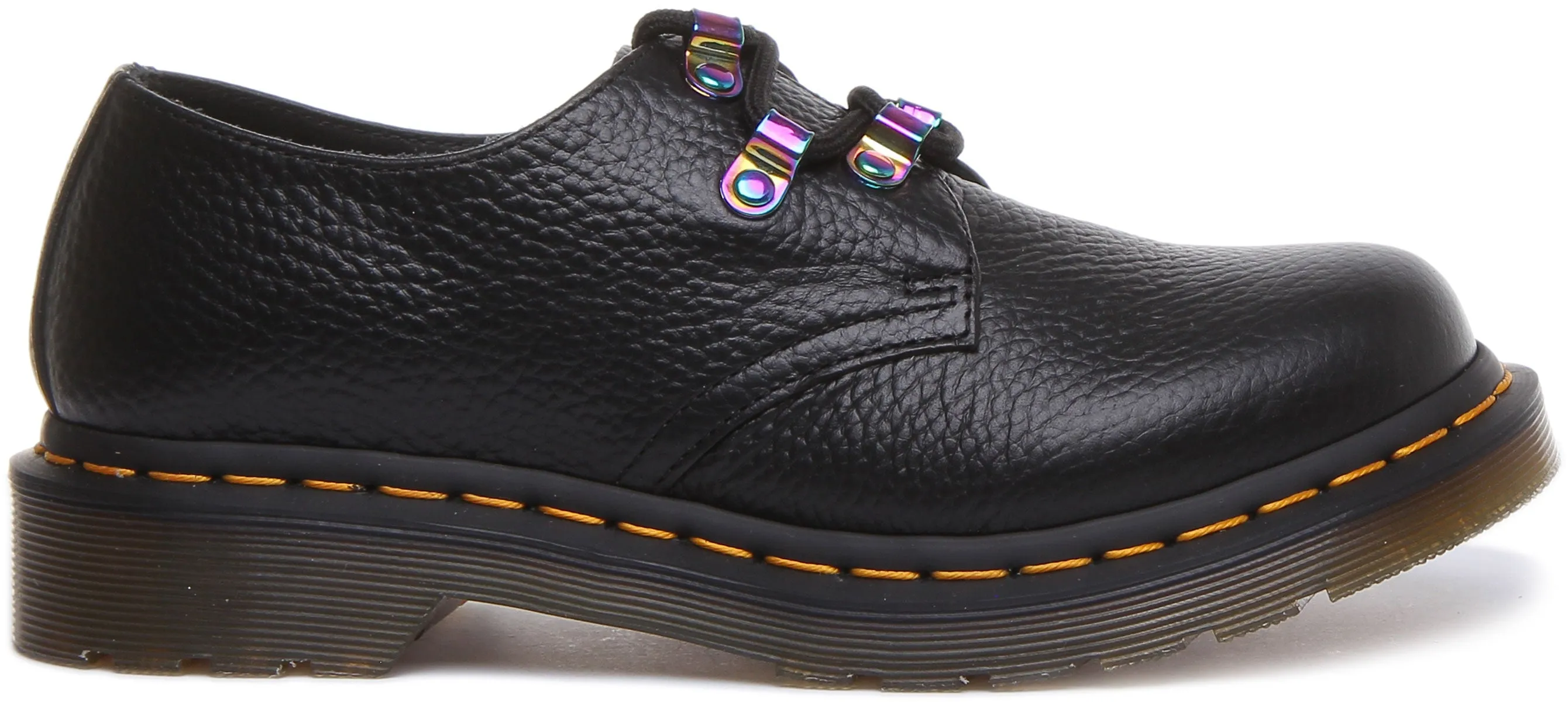 Dr Martens 1461 Milled In Black For Women