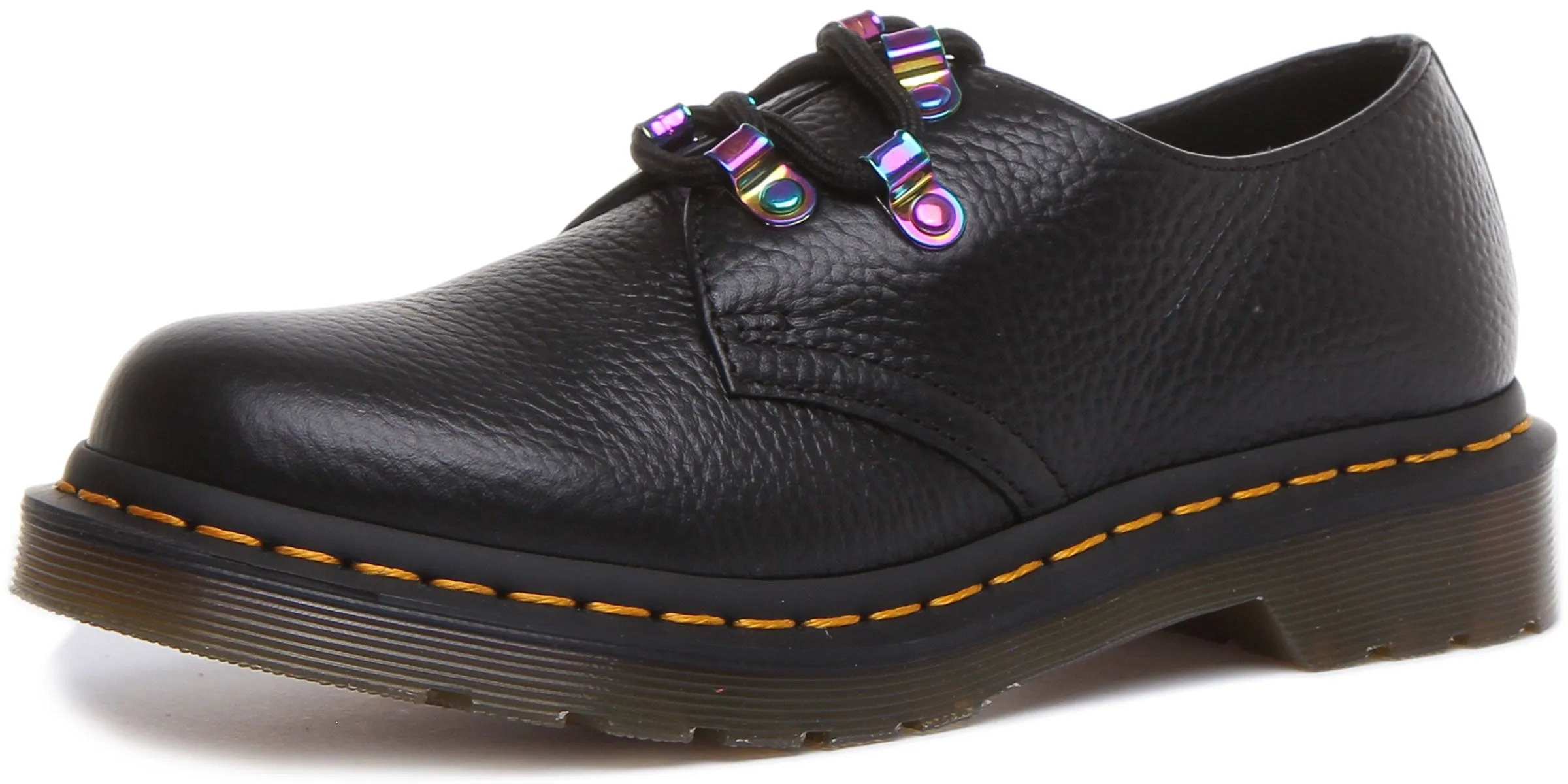 Dr Martens 1461 Milled In Black For Women
